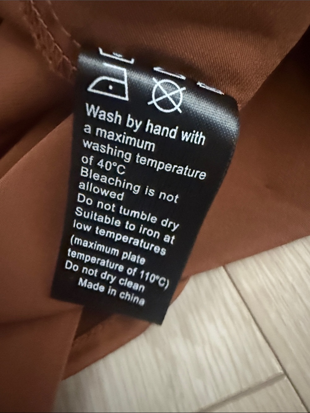 Lioness Copper-Brown Satin Lace-Trim Maxi Slip Dress - Picture 5 of 10